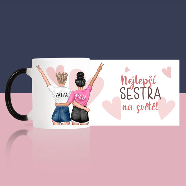 Designér Postav: Nejlepší Sestra Na Světě - Hrnek