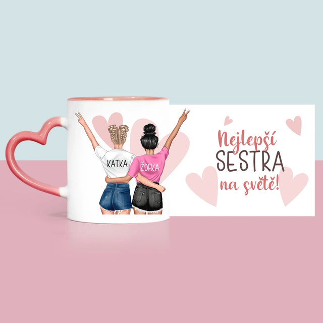 Designér Postav: Nejlepší Sestra Na Světě - Hrnek