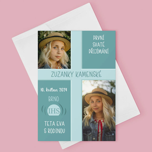 Fotokoláž: První Přijímání - Přání