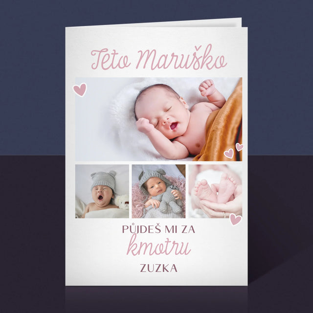 Fotokoláž: Půjdeš Mi Za Kmotru - Přání