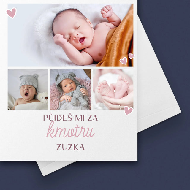 Fotokoláž: Půjdeš Mi Za Kmotru - Přání