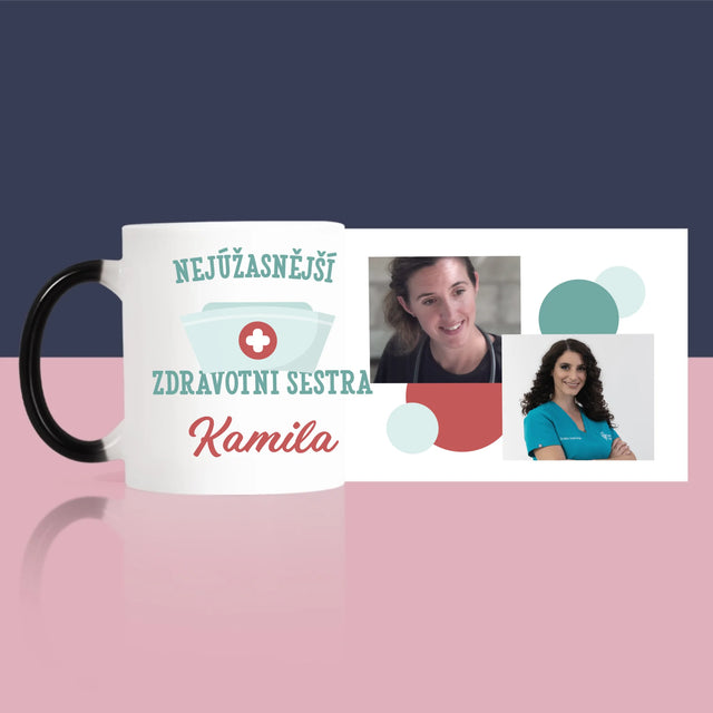 Fotokoláž: Nejúžasnější Zdravotní Sestra - Hrnek