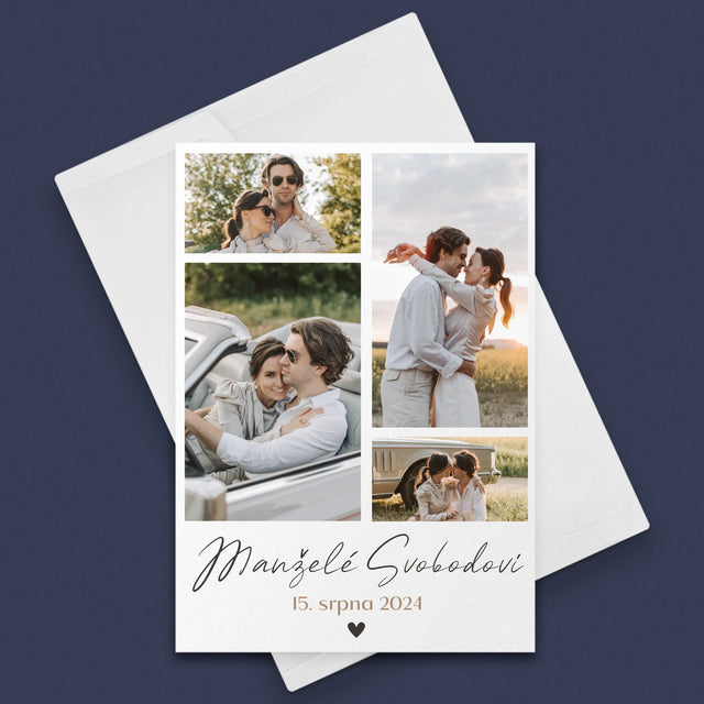 Fotokoláž: Manželé - Přání