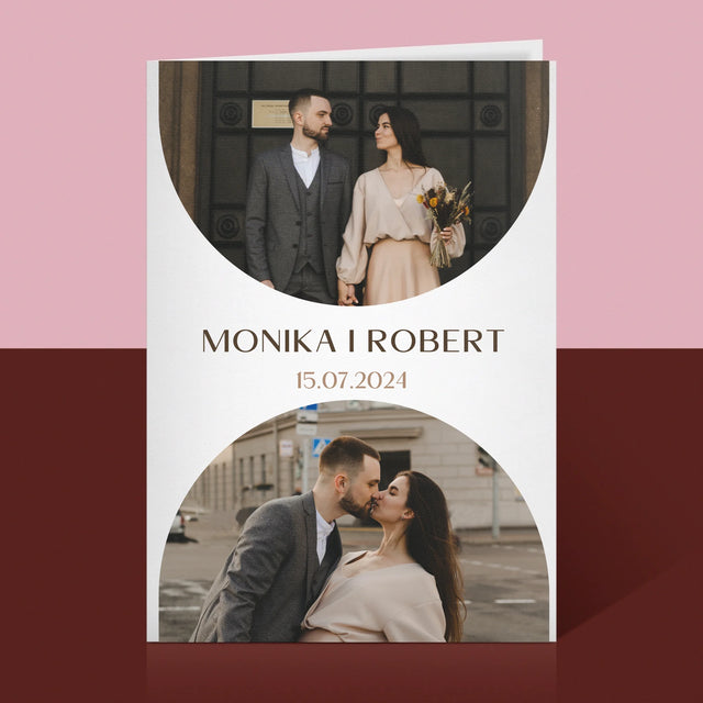 Fotokoláž: V Den Svatby - Přání