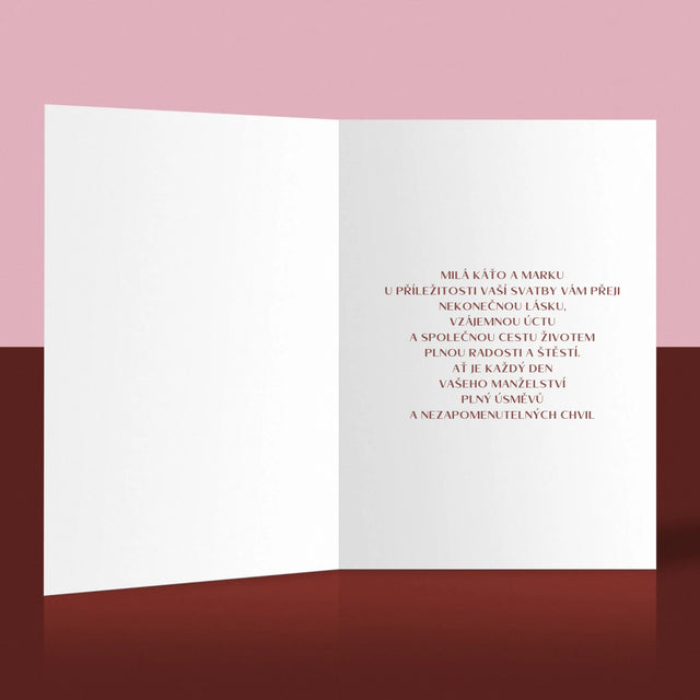 Fotokoláž: V Den Svatby - Přání