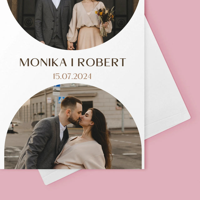 Fotokoláž: V Den Svatby - Přání