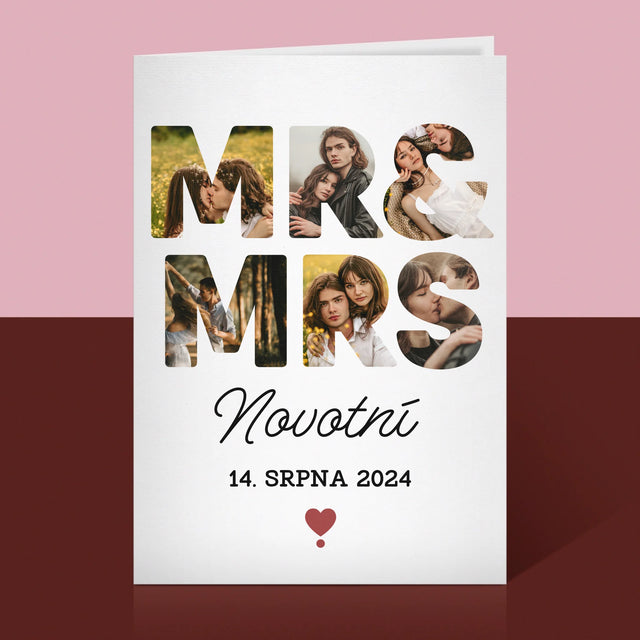 Slovo Z Fotek: Mr&Mrs - Přání
