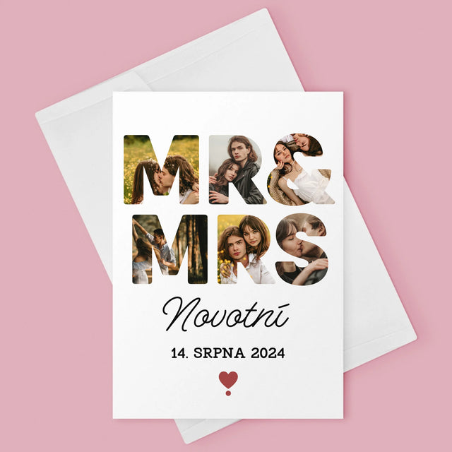 Slovo Z Fotek: Mr&Mrs - Přání