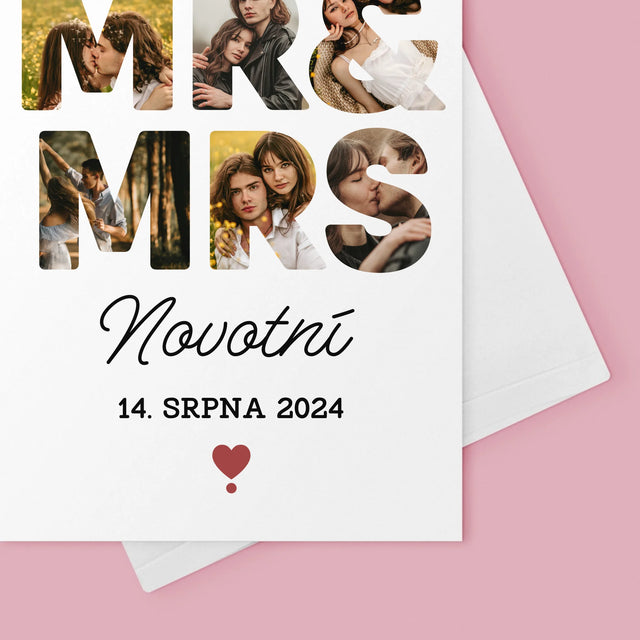 Slovo Z Fotek: Mr&Mrs - Přání