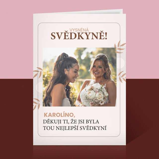 Fotka A Textem: Vysněná Svědkyně - Přání