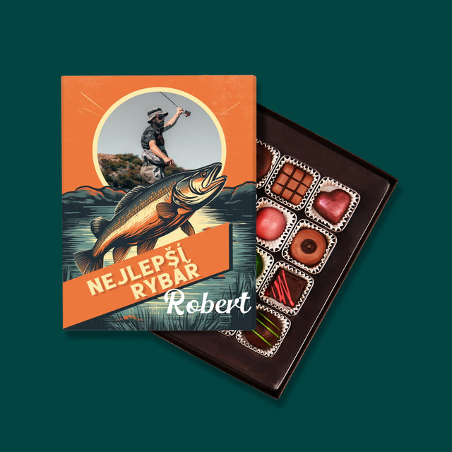 Fotka A Textem: Nejlepší Rybář - Pralinky