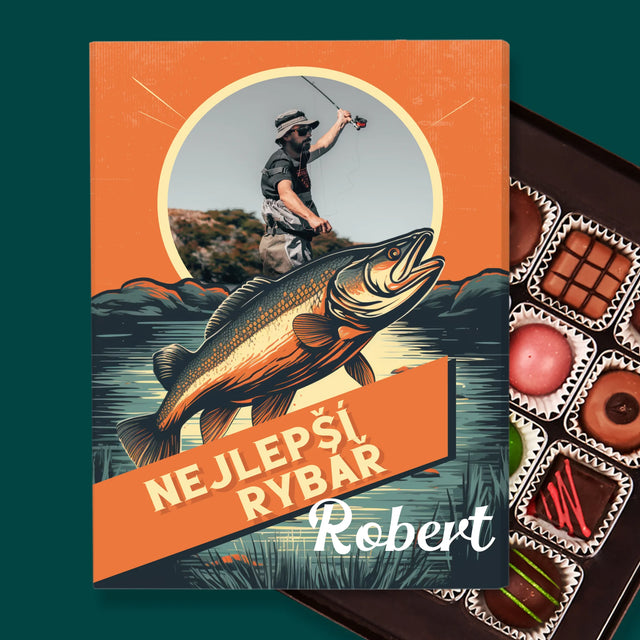 Fotka A Textem: Nejlepší Rybář - Pralinky