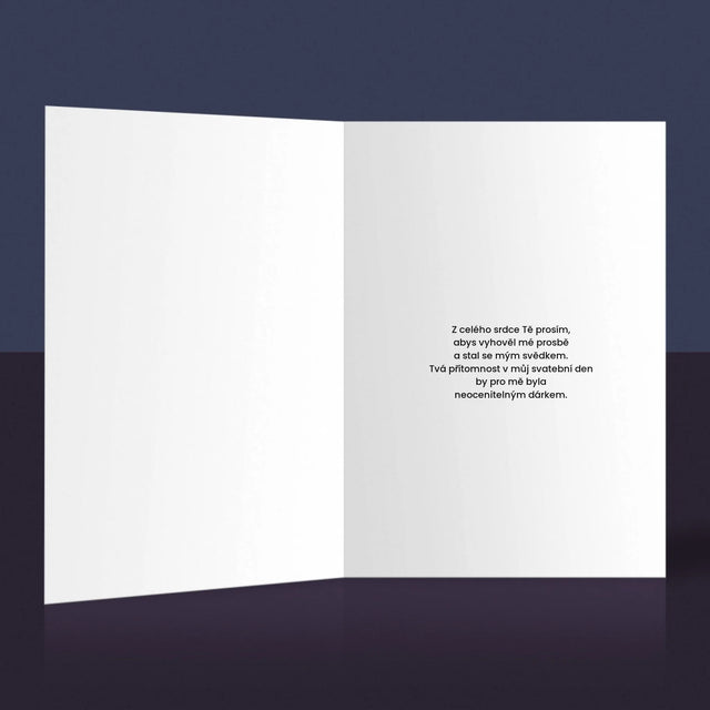 Jméno A Nápis: Vip Vstupenky Svědek - Přání