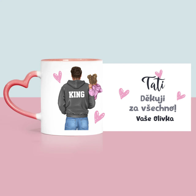 Designér Postav: Táta S Dítětem - Hrnek