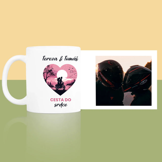 Fotokoláž: Cesta Do Srdce - Hrnek