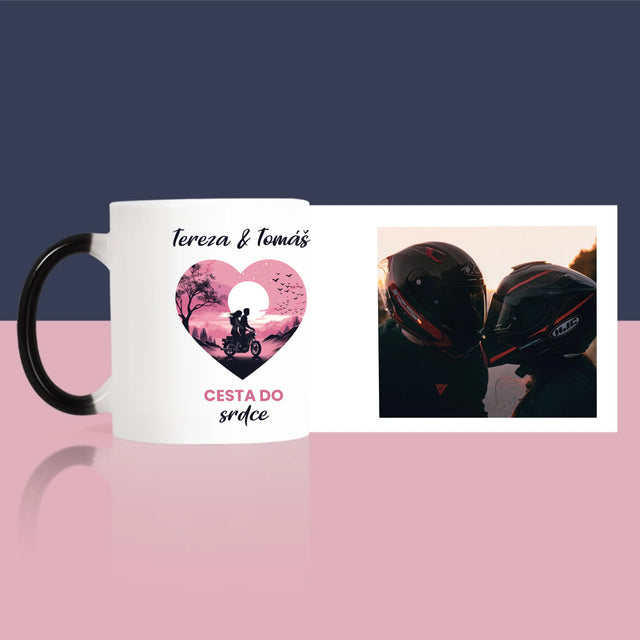 Fotokoláž: Cesta Do Srdce - Hrnek