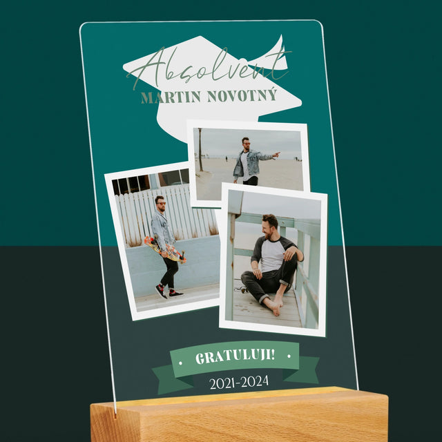 Obálka Časopisu: Absolvent - Tisk Na Akrylovém Skle