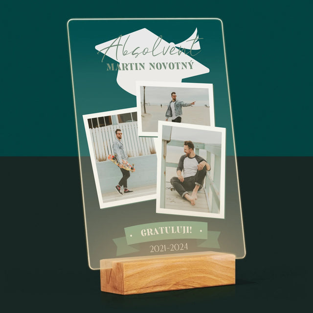 Obálka Časopisu: Absolvent - Tisk Na Akrylovém Skle