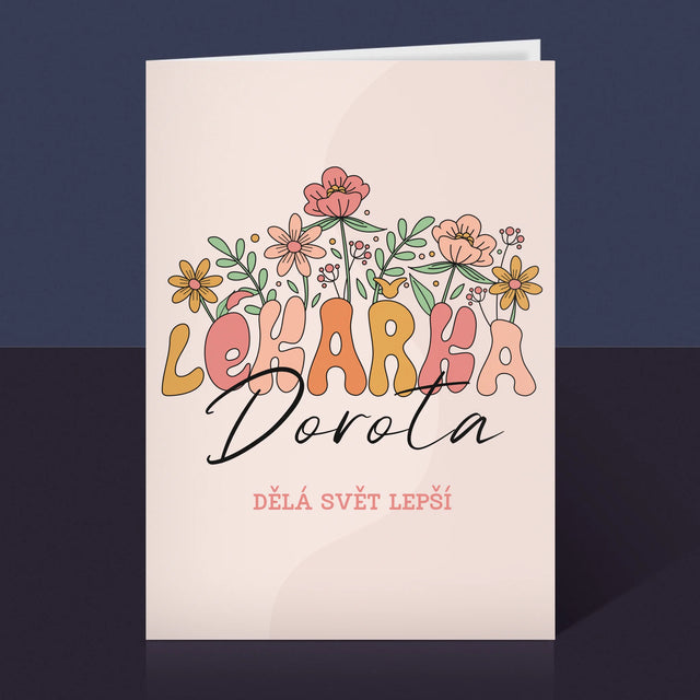 Jméno A Nápis: Lékařka - Přání