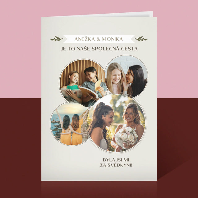 Fotokoláž: Je To Naše Společná Cesta - Přání