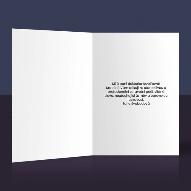 Jméno A Nápis: Lékařka - Přání