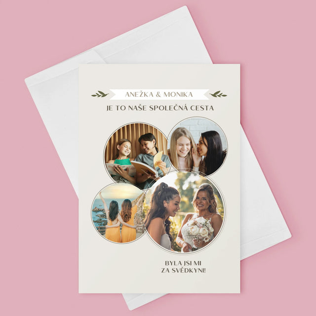 Fotokoláž: Je To Naše Společná Cesta - Přání
