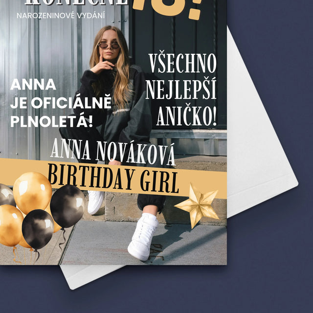 Obálka Časopisu: Konečně 18 - Přání