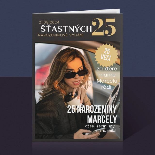 Obálka Časopisu: Šťastných 25 - Přání