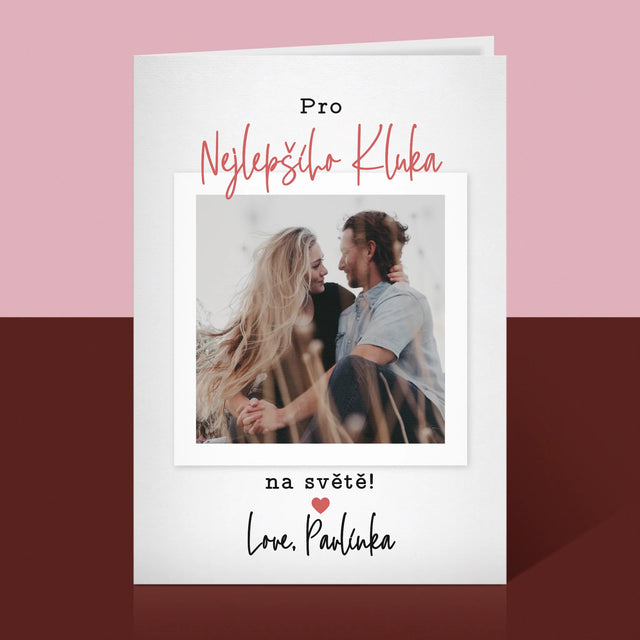 Fotka A Textem: Pro Nejlepšího Kluka - Přání