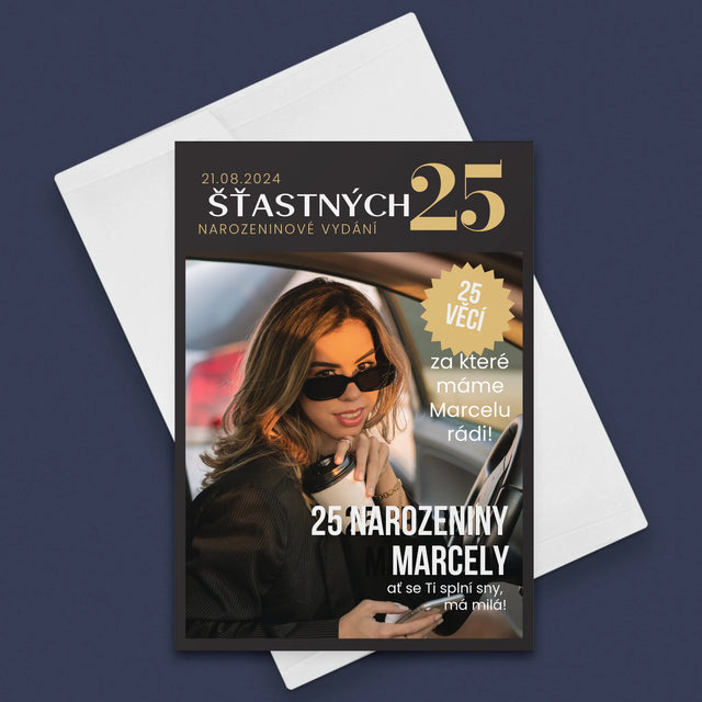 Obálka Časopisu: Šťastných 25 - Přání