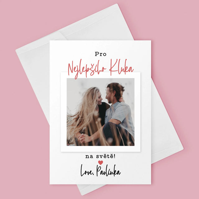 Fotka A Textem: Pro Nejlepšího Kluka - Přání