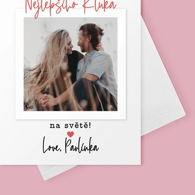 Fotka A Textem: Pro Nejlepšího Kluka - Přání