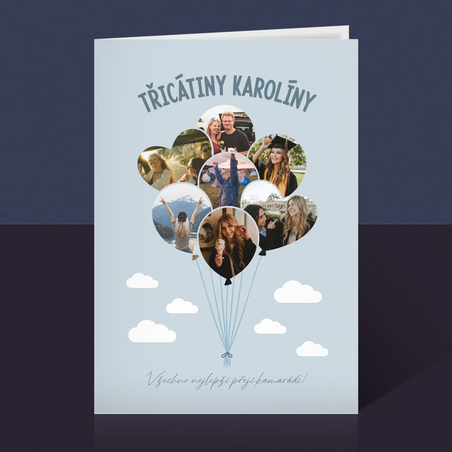Tvar Z Fotek: Třicátiny Balóny - Přání