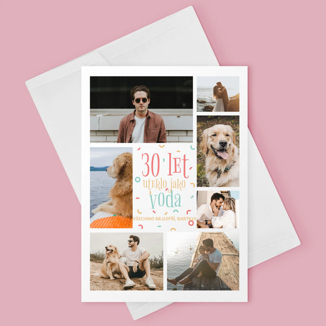 Fotokoláž: 30 Let Uteklo - Přání