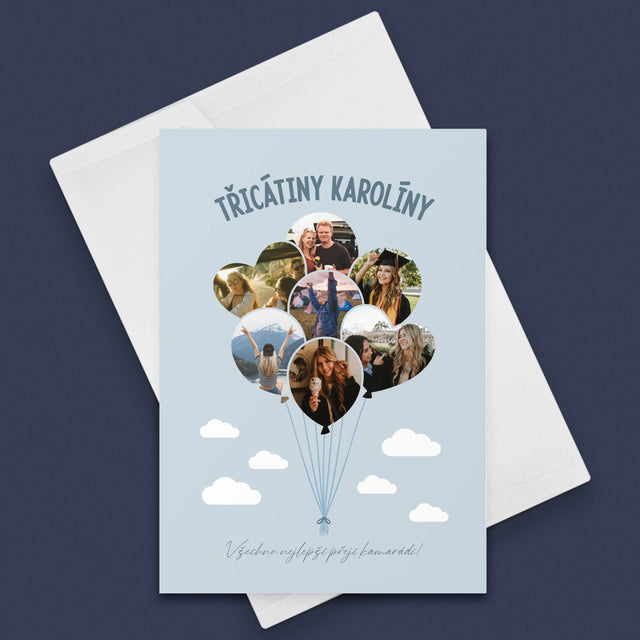 Tvar Z Fotek: Třicátiny Balóny - Přání