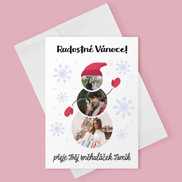 Tvar Z Fotek: Sněhuláček - Přání