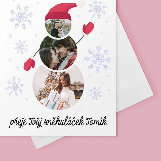 Tvar Z Fotek: Sněhuláček - Přání
