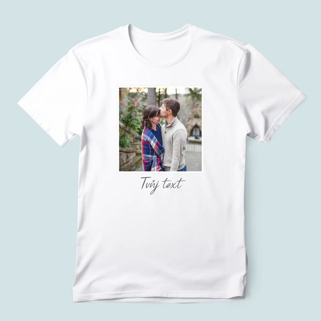 Fotka A Textem: Tvoje Fotka A Textem - Pánské Tričko