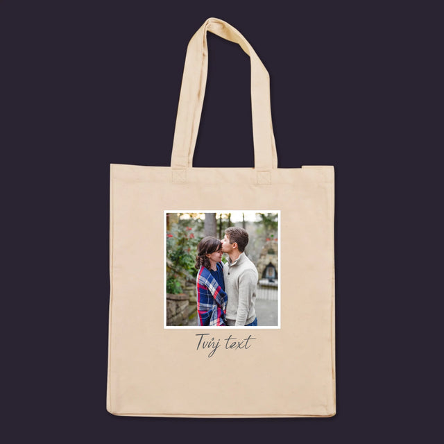 Fotka A Textem: Tvoje Fotka A Textem - Plátěná Taška