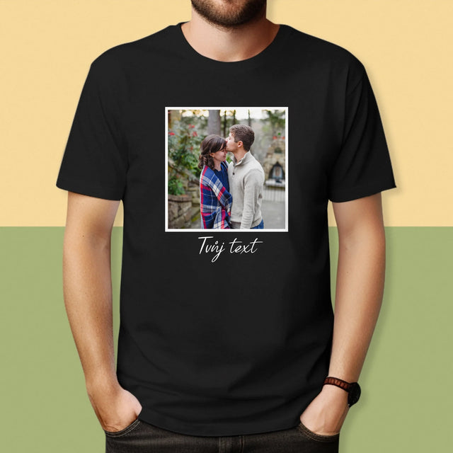 Fotka A Textem: Tvoje Fotka A Textem - Pánské Tričko