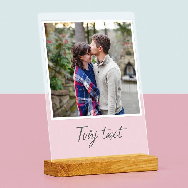 Fotka A Textem: Tvoje Fotka A Textem - Tisk Na Akrylovém Skle