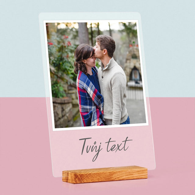 Fotka A Textem: Tvoje Fotka A Textem - Tisk Na Akrylovém Skle