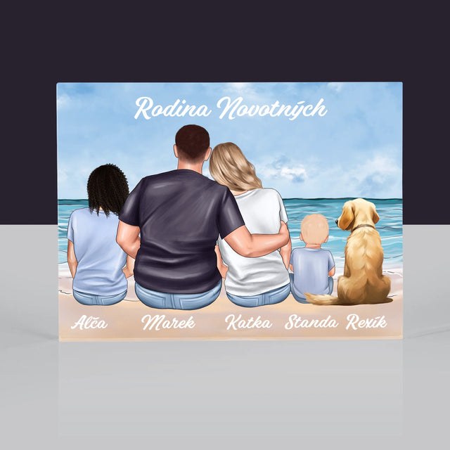 Designér Postav: Rodinný Portrét - Akrylový Blok