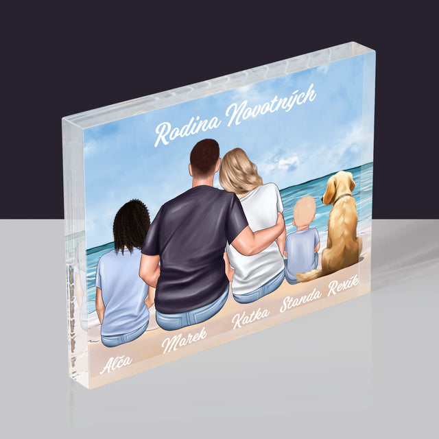 Designér Postav: Rodinný Portrét - Akrylový Blok