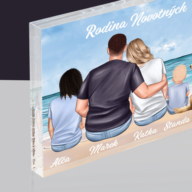 Designér Postav: Rodinný Portrét - Akrylový Blok