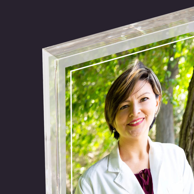 Fotka A Textem: Doktore, Děkuji - Akrylový Blok