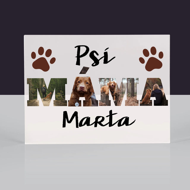 Slovo Z Fotek: Psí Máma Ve Fotkách - Akrylový Blok