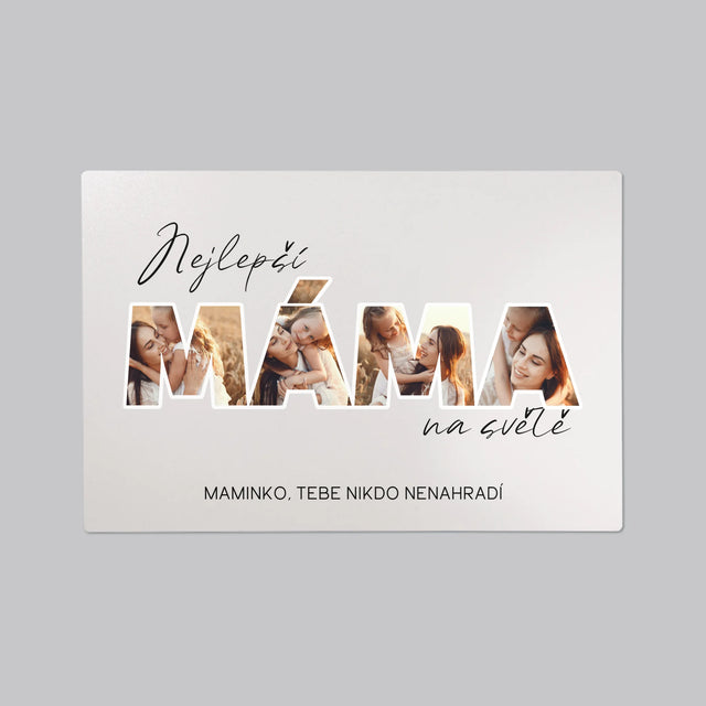 Slovo Z Fotek: Nejlepší Máma Na Světě Fotografie - Podložka Na Psací Stůl