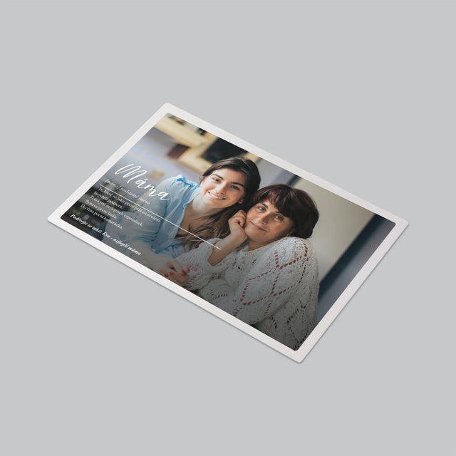 Fotka A Textem: Máma Definice - Podložka Na Psací Stůl