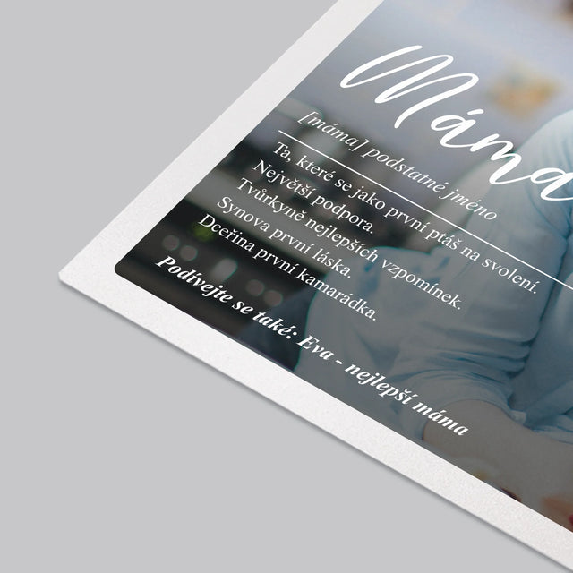 Fotka A Textem: Máma Definice - Podložka Na Psací Stůl